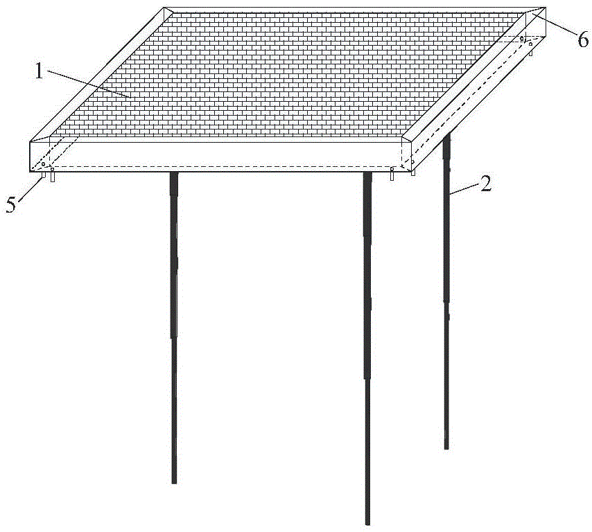 Simulation experiment table for multi-flow-direction and flow distribution algorithm of slope water current