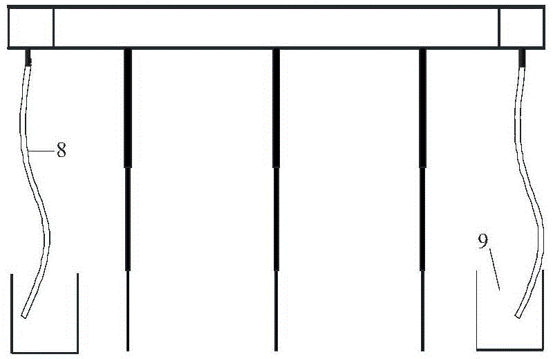 Simulation experiment table for multi-flow-direction and flow distribution algorithm of slope water current