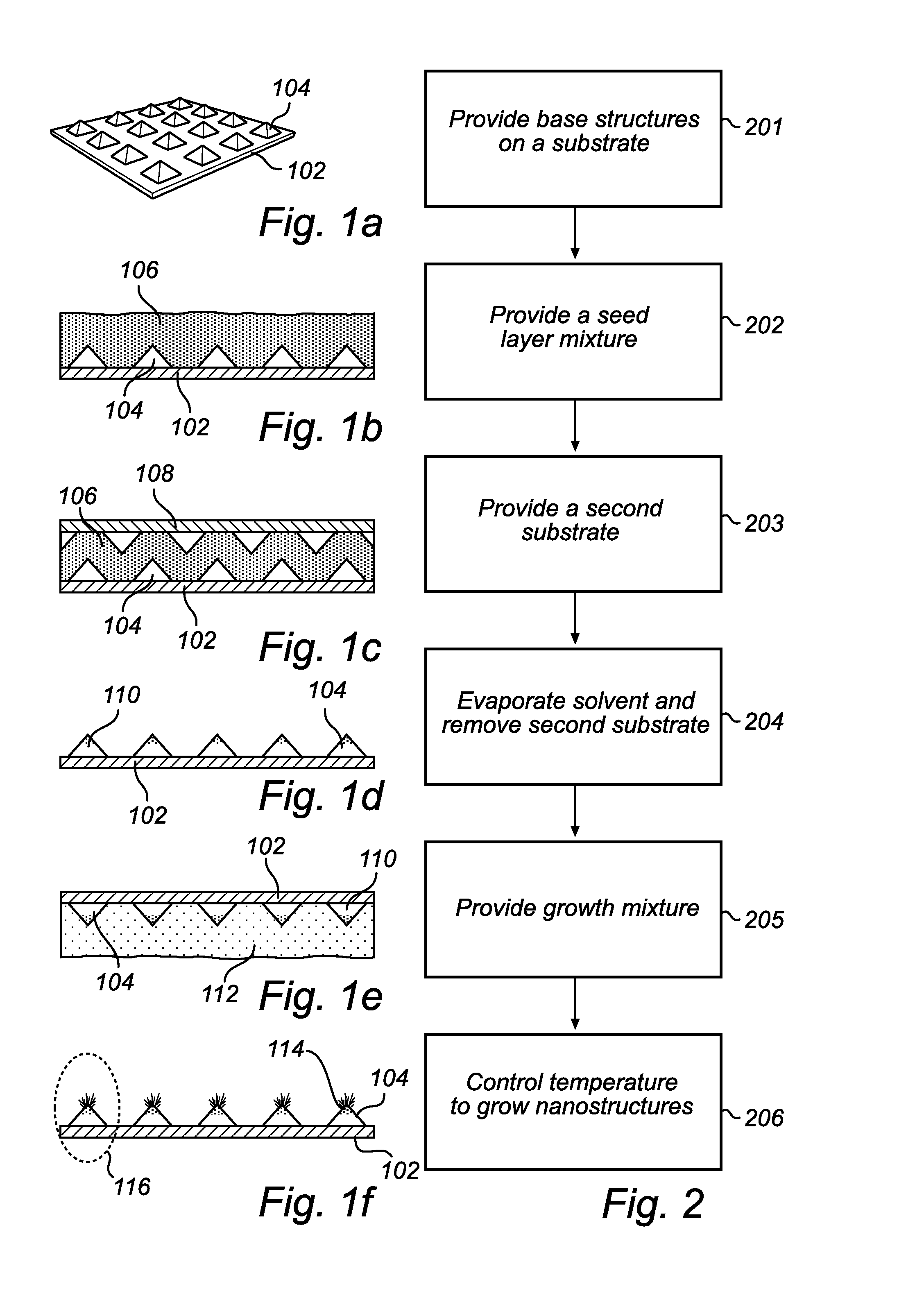 Method for manufacturing nanostructures and cathode for field emission lighting arrangement