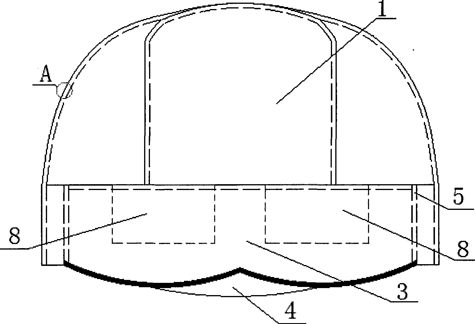 Health-care nightcap connected with eye cover and preparation method thereof