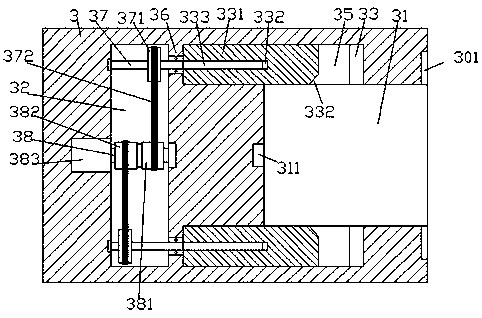 An environmental protection dust removal device