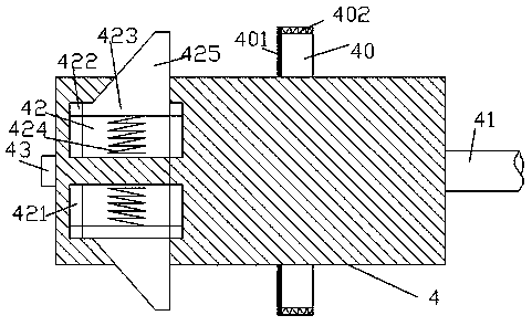 An environmental protection dust removal device