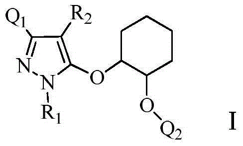 Pyrazole cyclohexanediol ether compounds and applications thereof