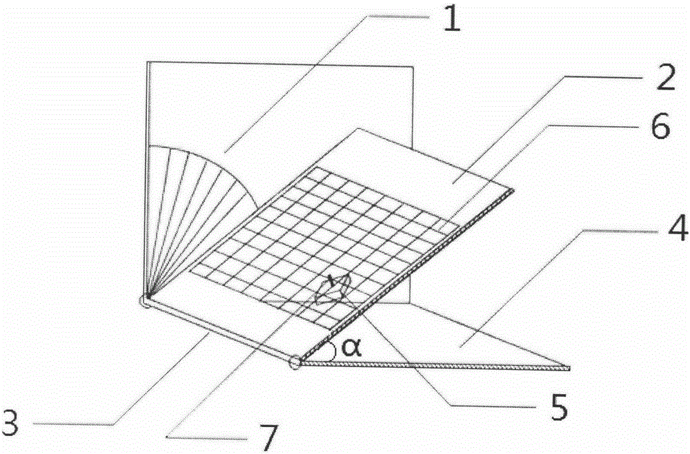 Inclined plate type mechanical pain-sensitivity determining device