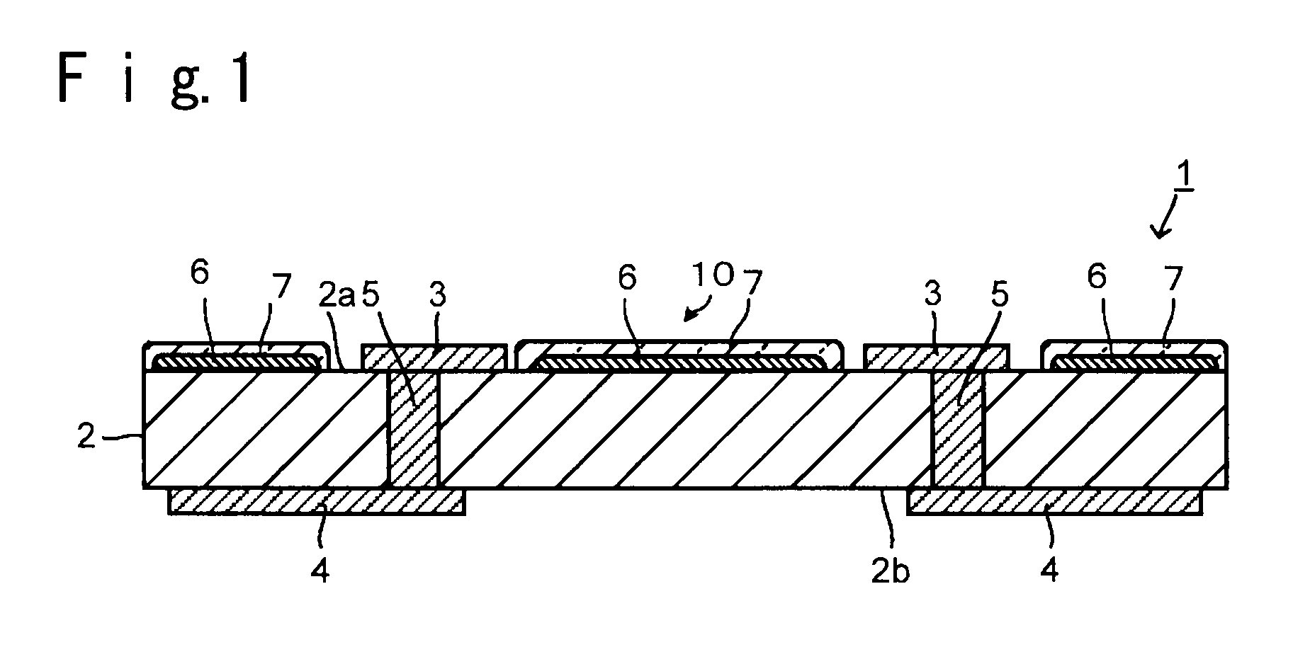 Substrate for mounting light-emitting element, production process thereof and light-emitting device