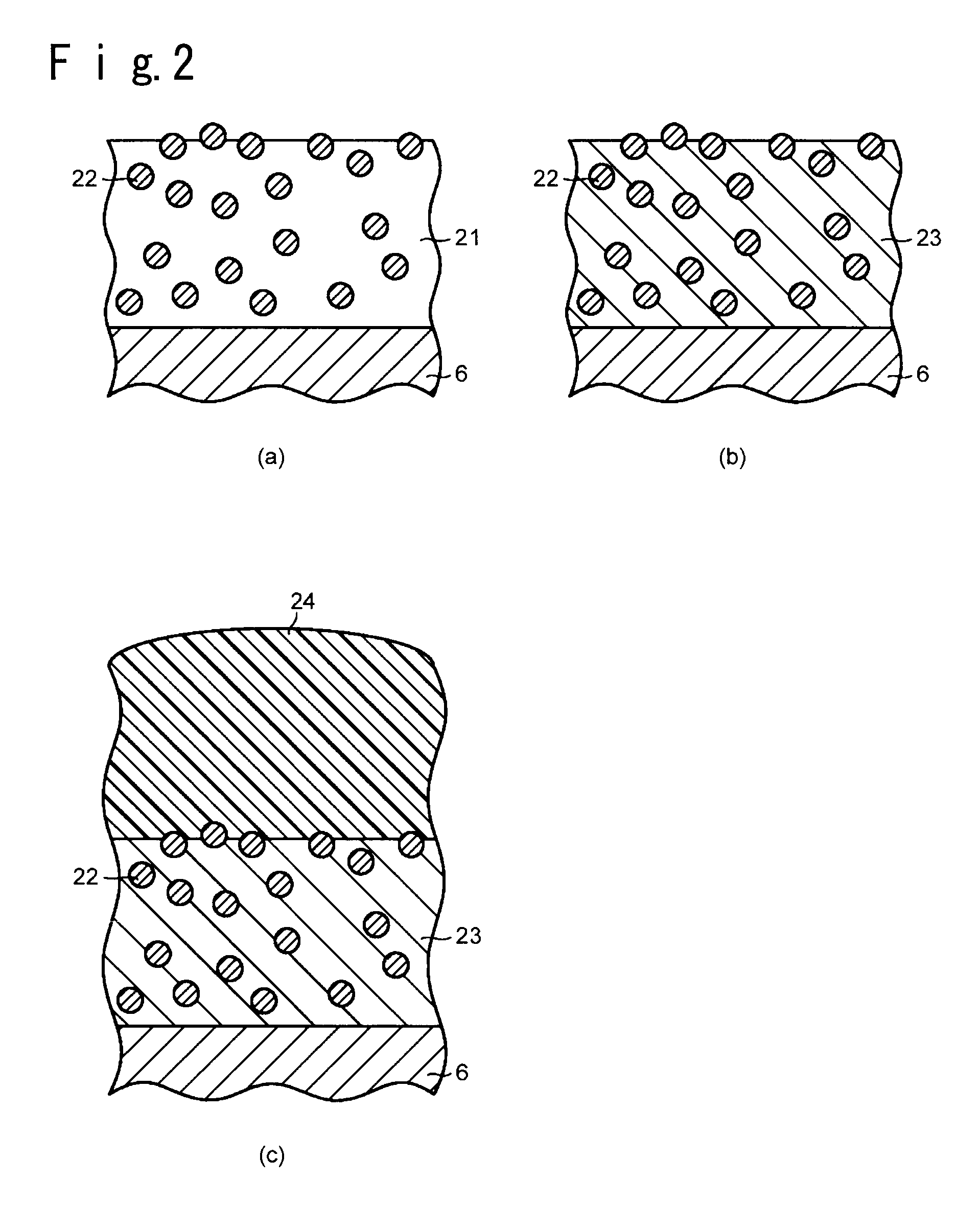 Substrate for mounting light-emitting element, production process thereof and light-emitting device