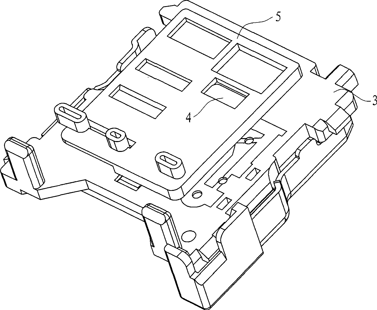 Far-near light on-off mechanism for overtaking