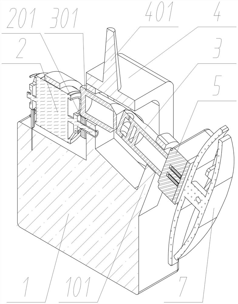 Shuttle for winding and cross-stitch in manual spinning