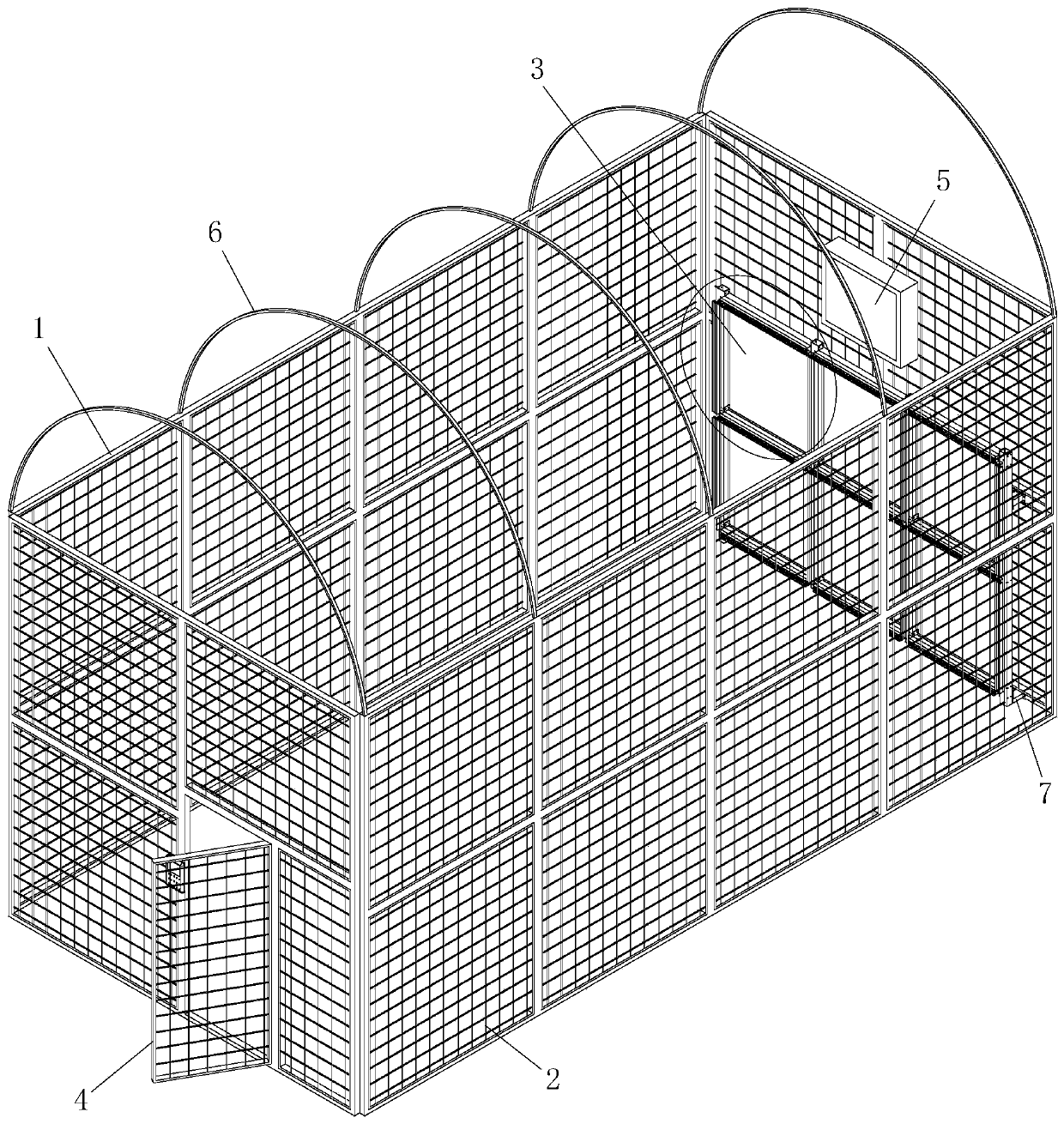 Cage-type football sports equipment