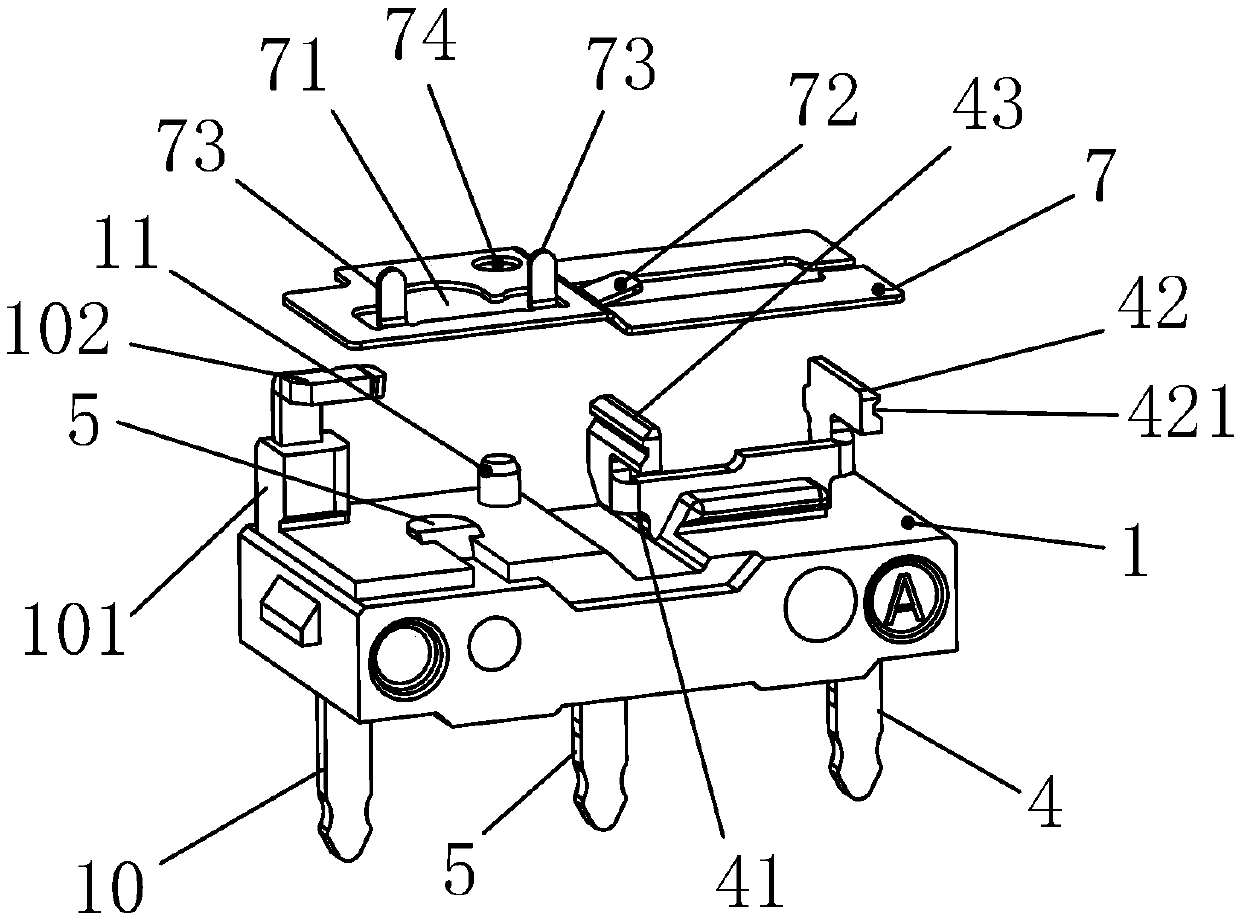 Thin-film mute micro-switch