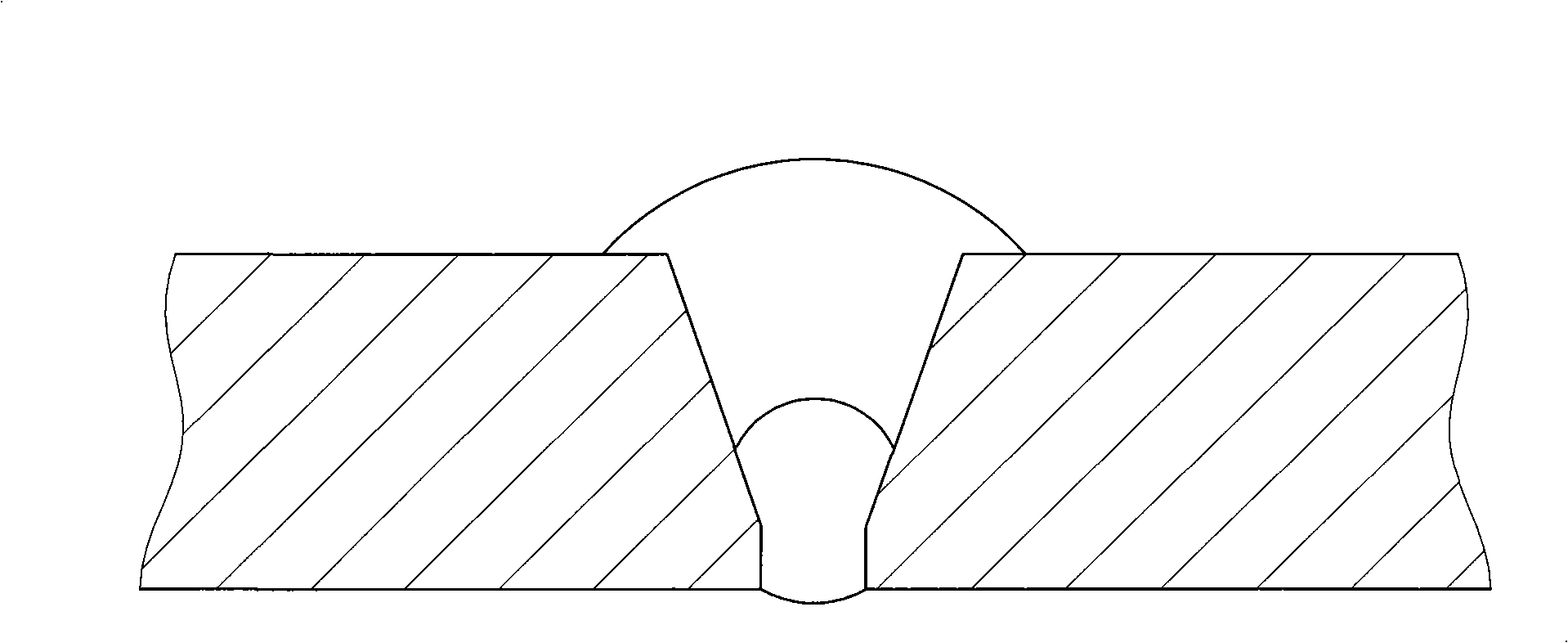 Welding technique for rolled steel