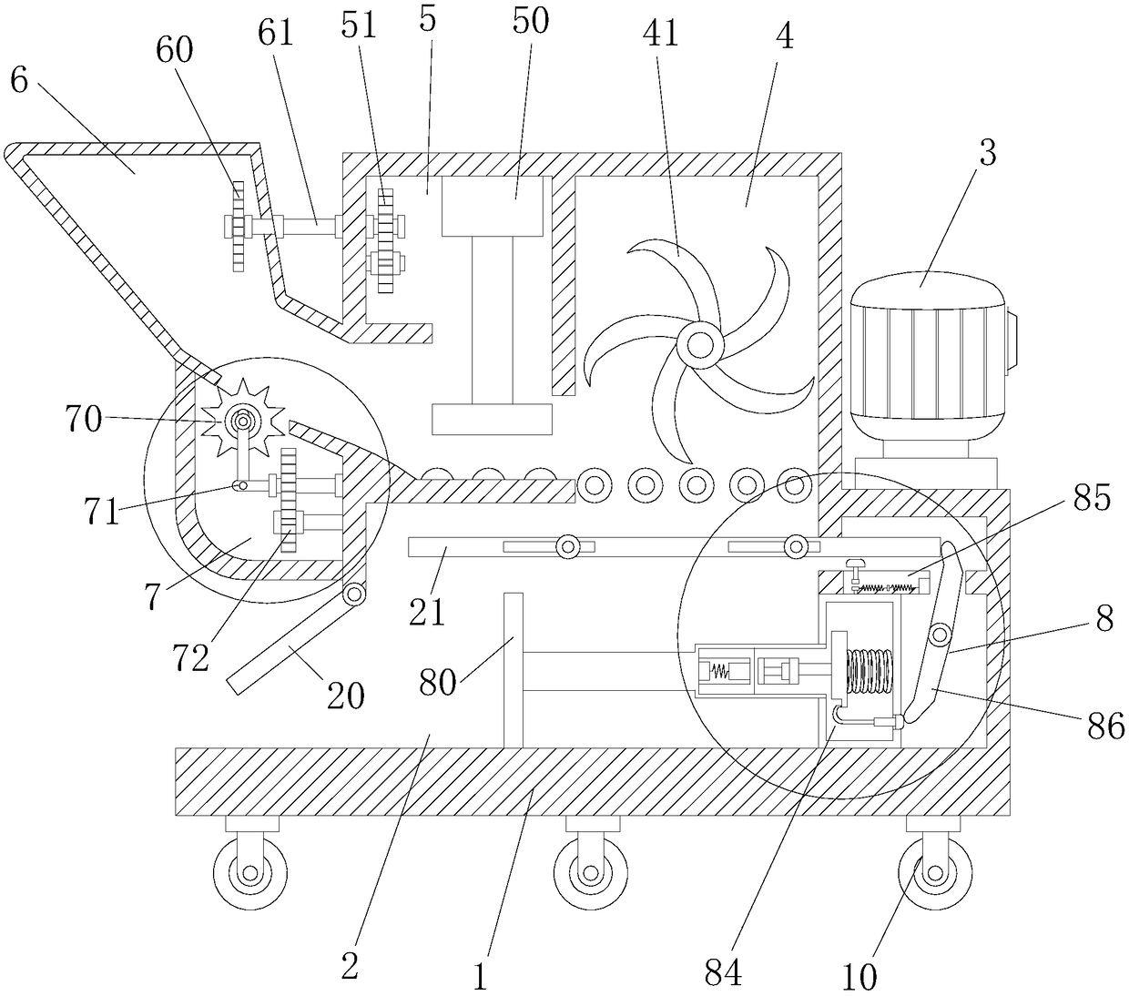 Abandoned waste recovery processing equipment for producing solar cell panel assembly