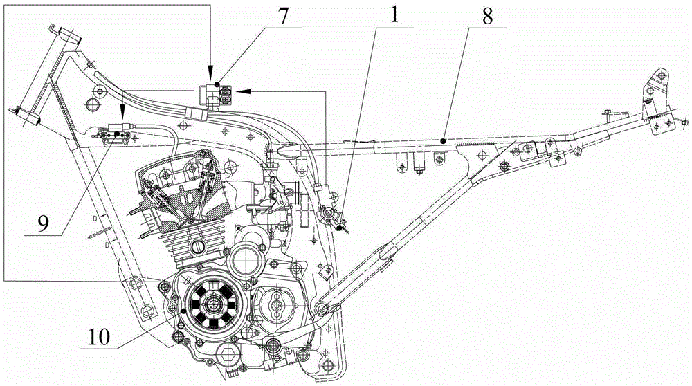 Ignition system and ignition control method of motorcycle