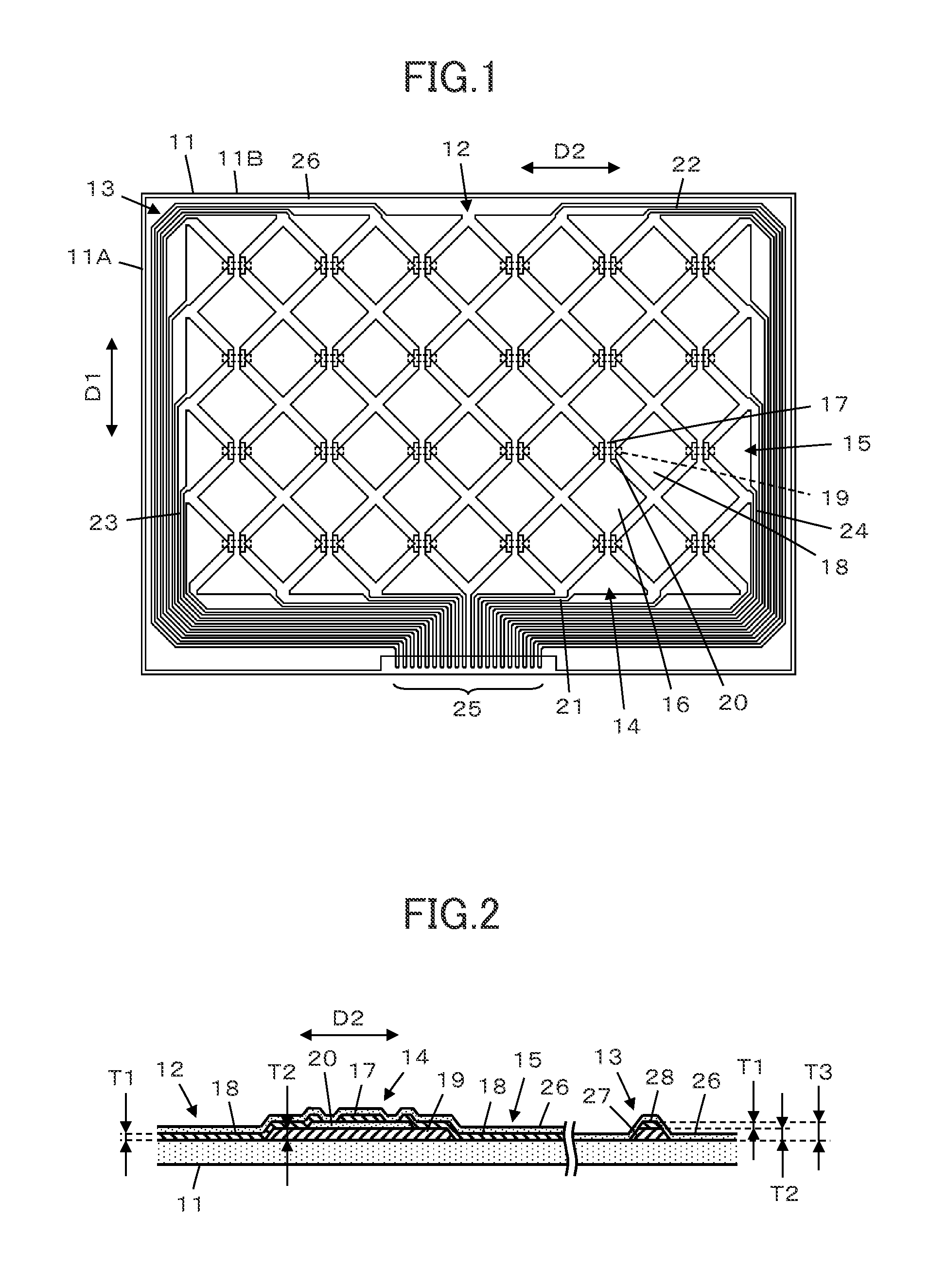 Touch panel and production method thereof