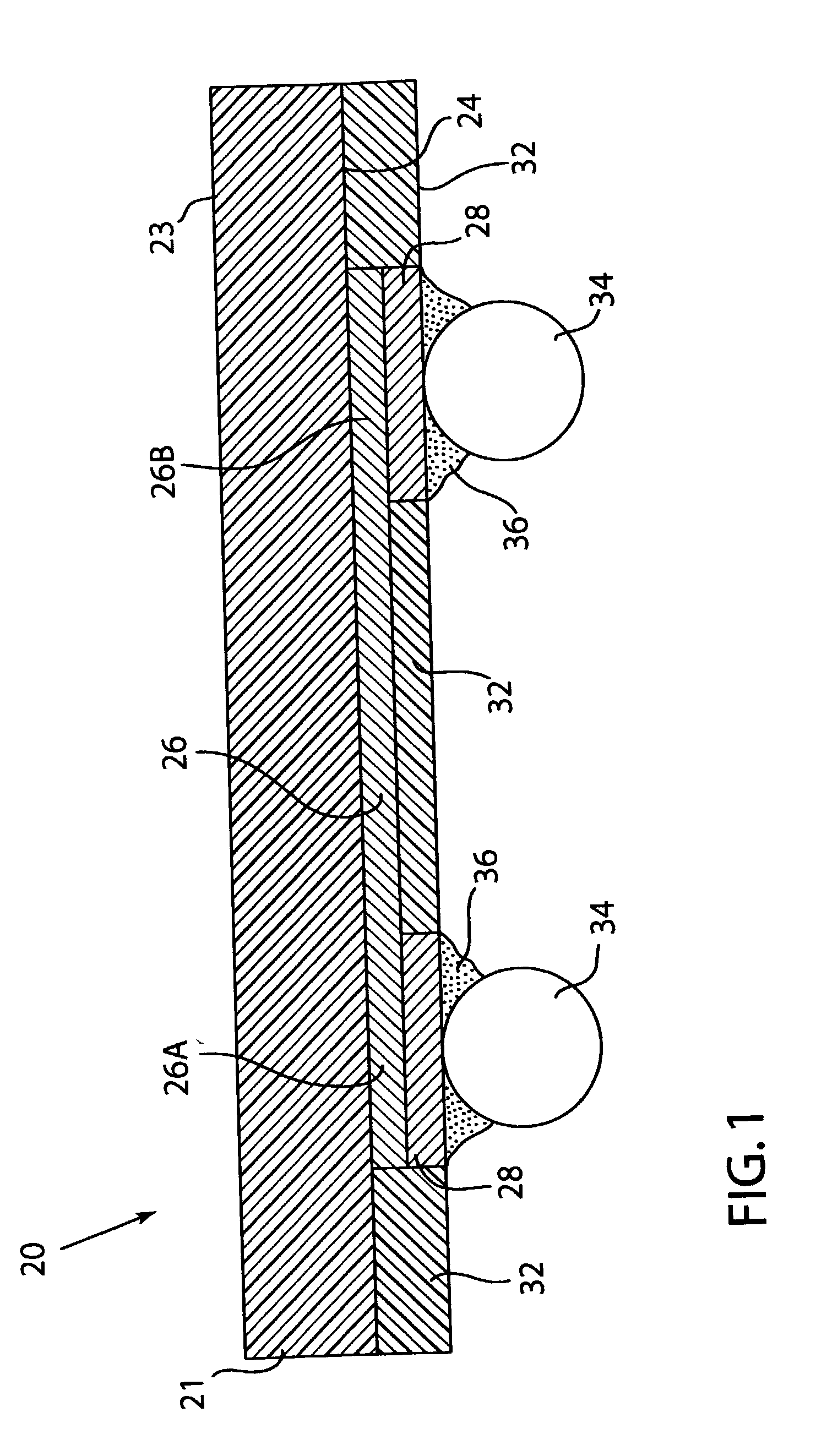 Ball grid array resistor network