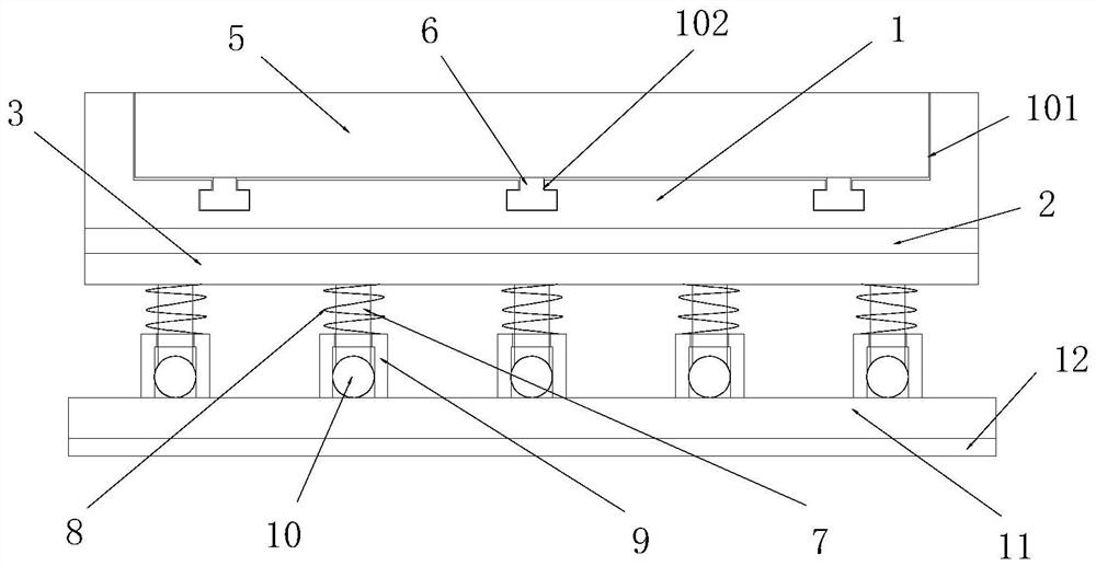 Support for injection molding machine