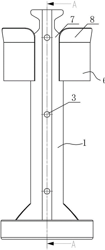 Powder blower fixing frame