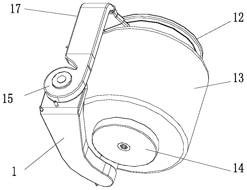 A high-efficiency condenser and a washing machine with the condenser