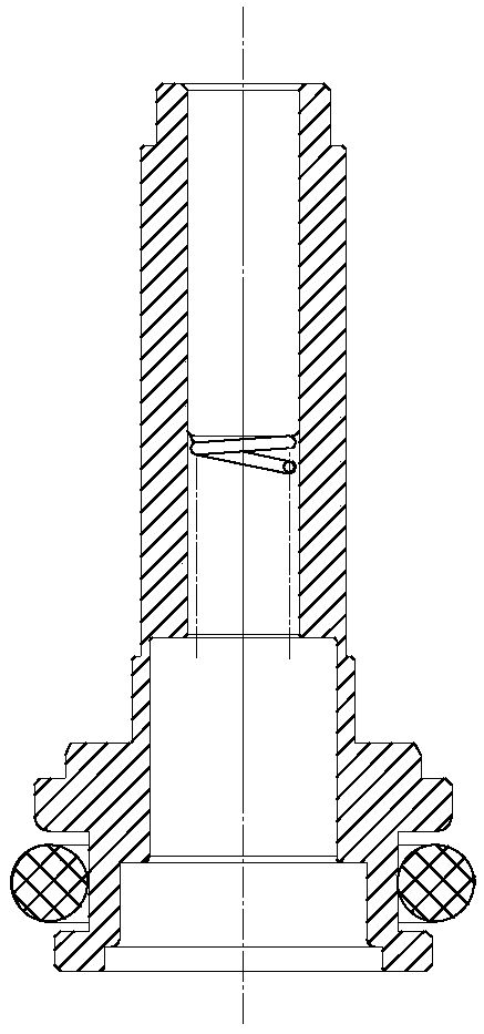 Main shaft for large flow electromagnetic valve type injector