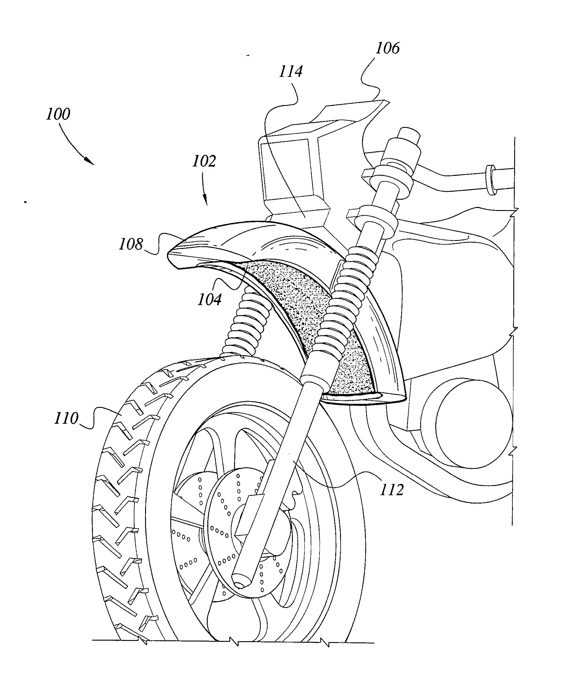 Foam liner and method to prevent accumulation of mud