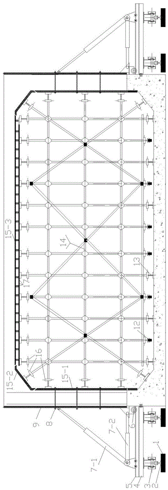 Box culvert slip form construction device and method