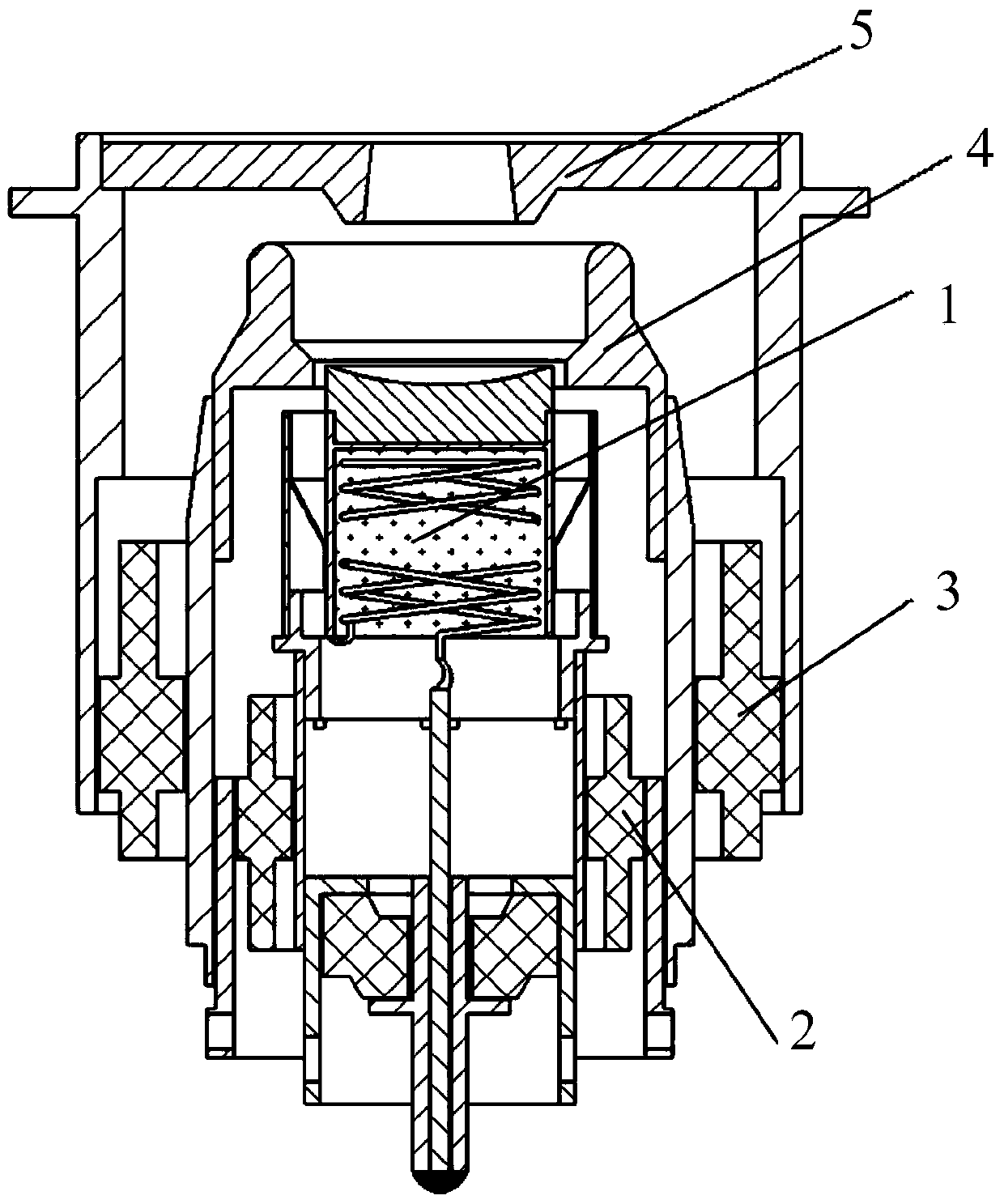 Electronic gun of traveling-wave tube