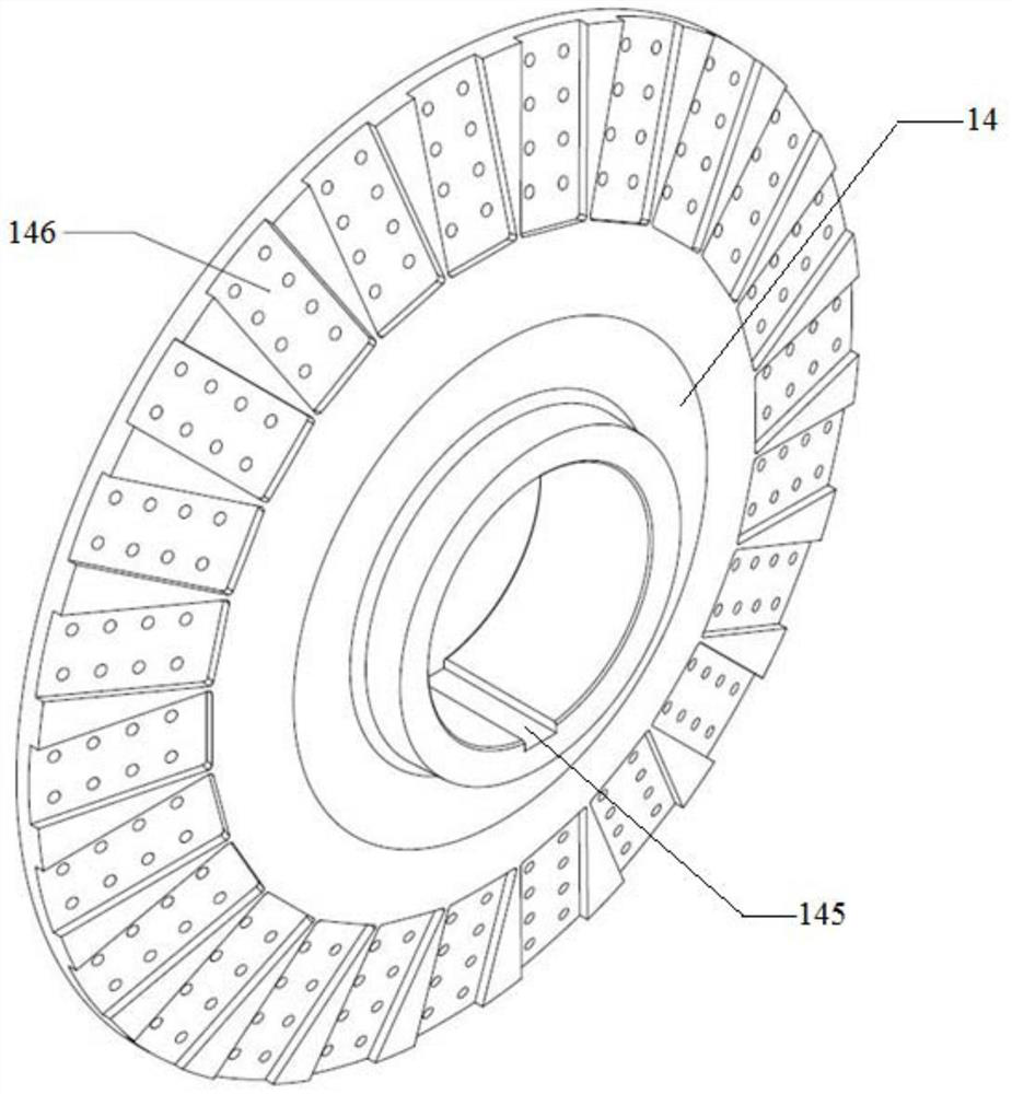 Nuclear power plant drum screen support structure