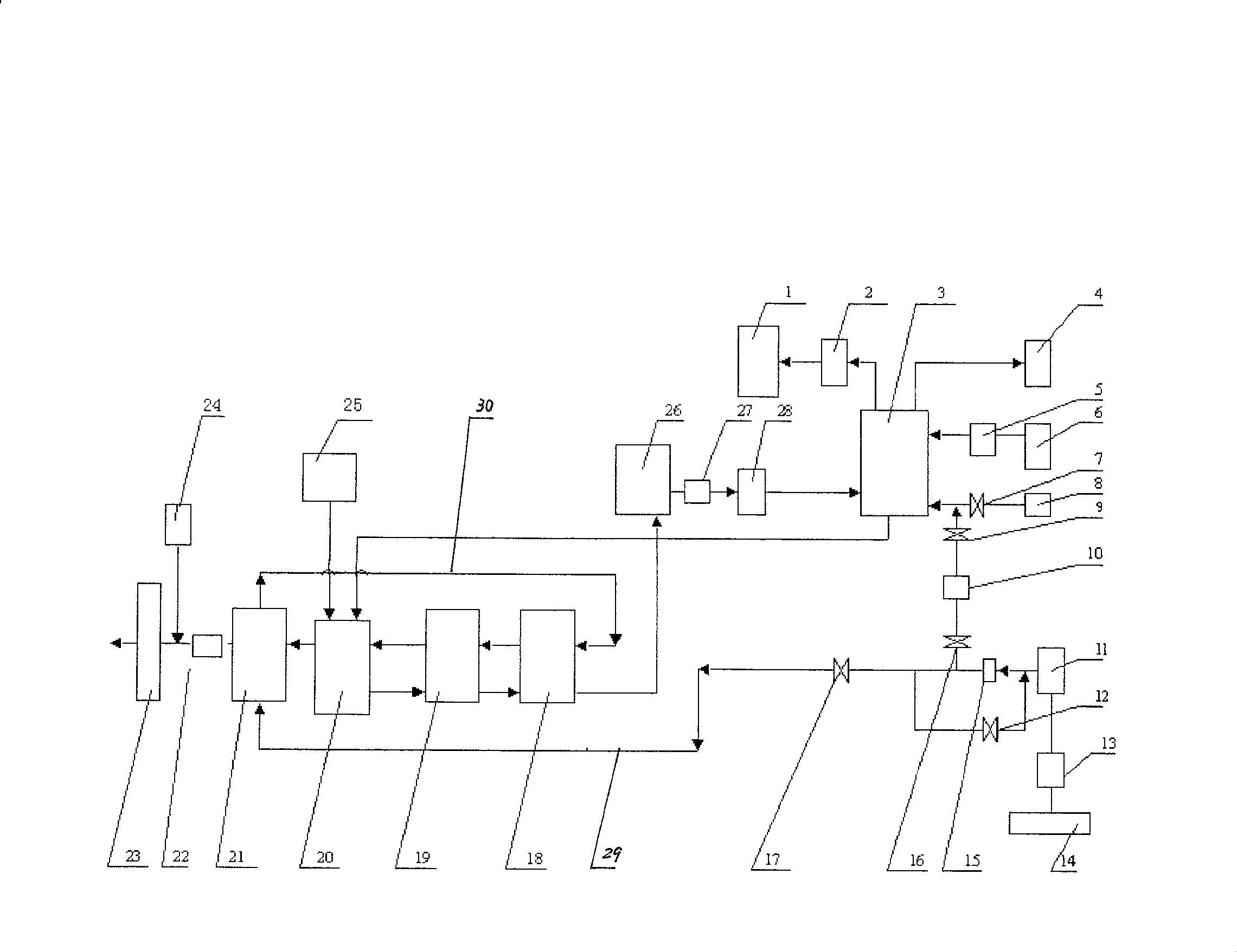 Combustion system for changing methanol into hydrogen fuel used in industrial furnace and thermal power plant.