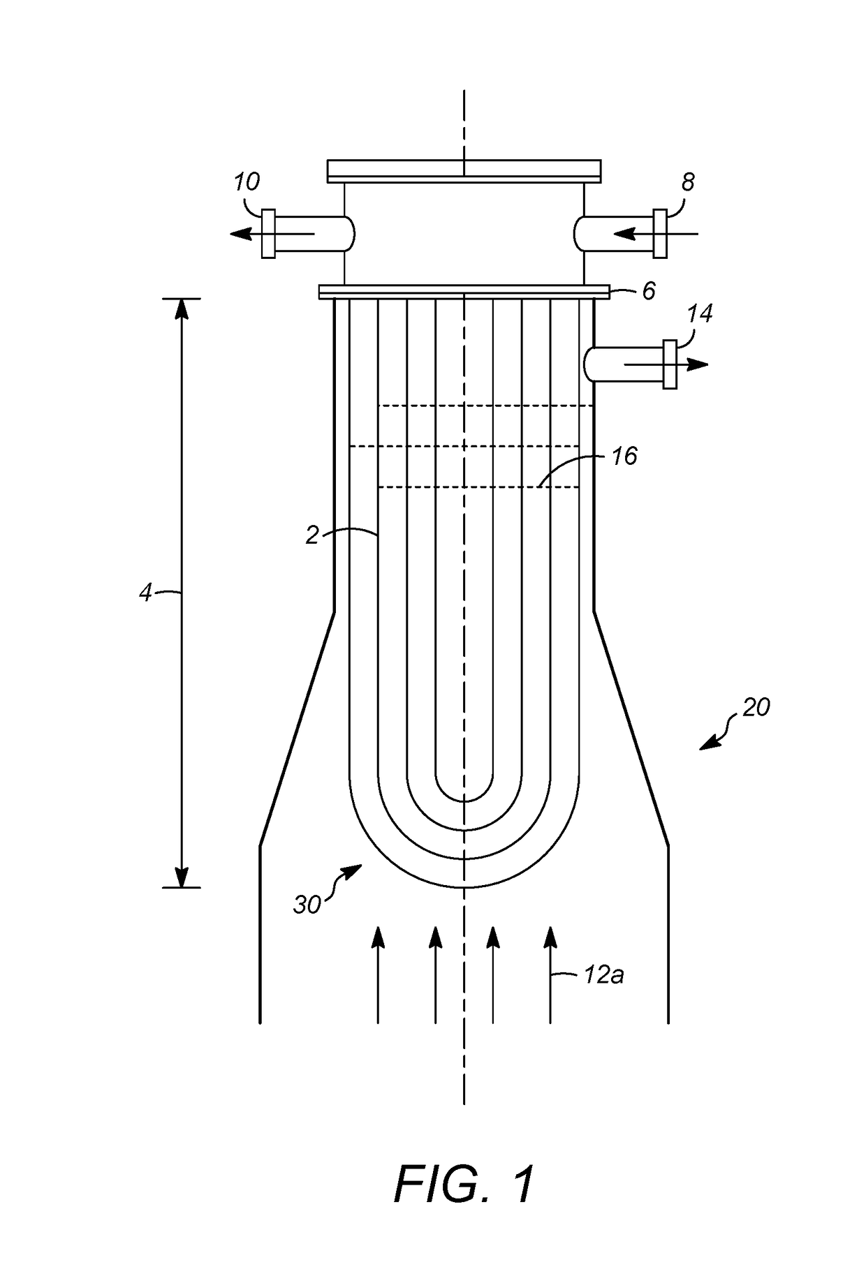 Re-direction of vapor flow across tubular condensers