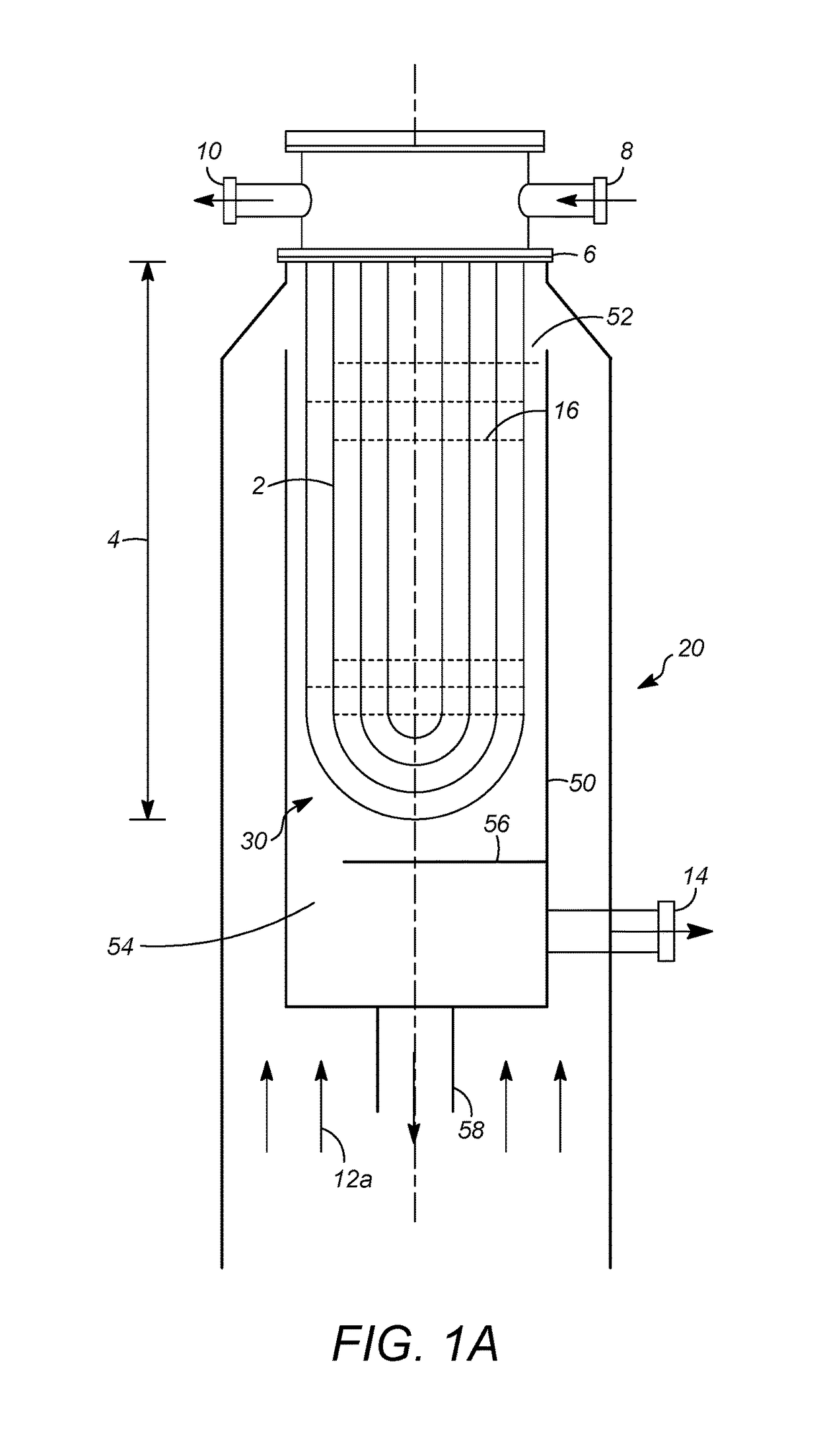 Re-direction of vapor flow across tubular condensers