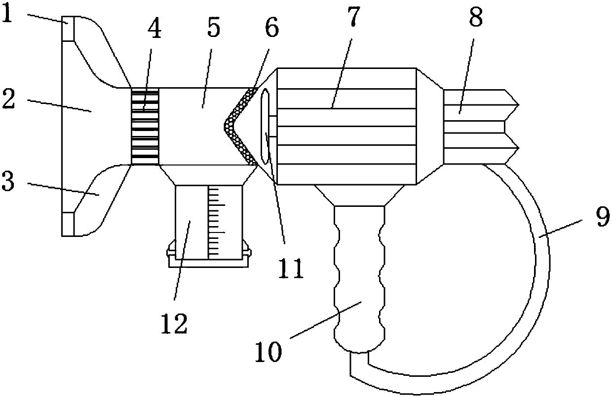 Portable mite killing instrument