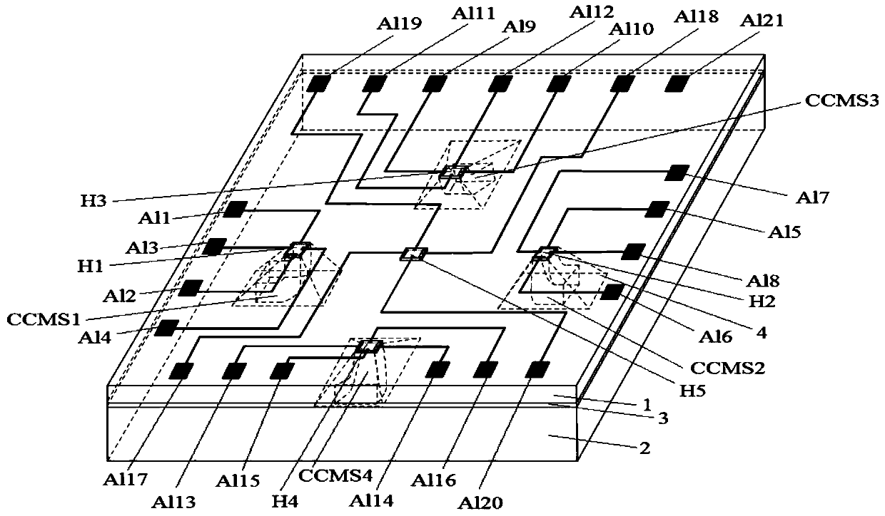 Magnetic-field vector sensor and manufacture technology method