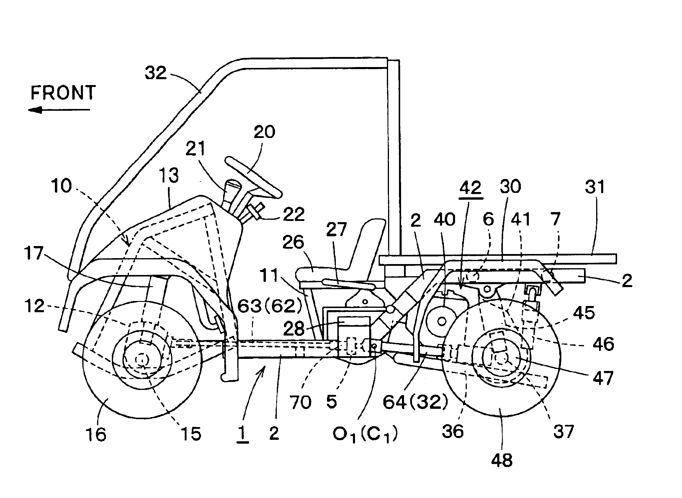 Four-wheel-drive vehicle