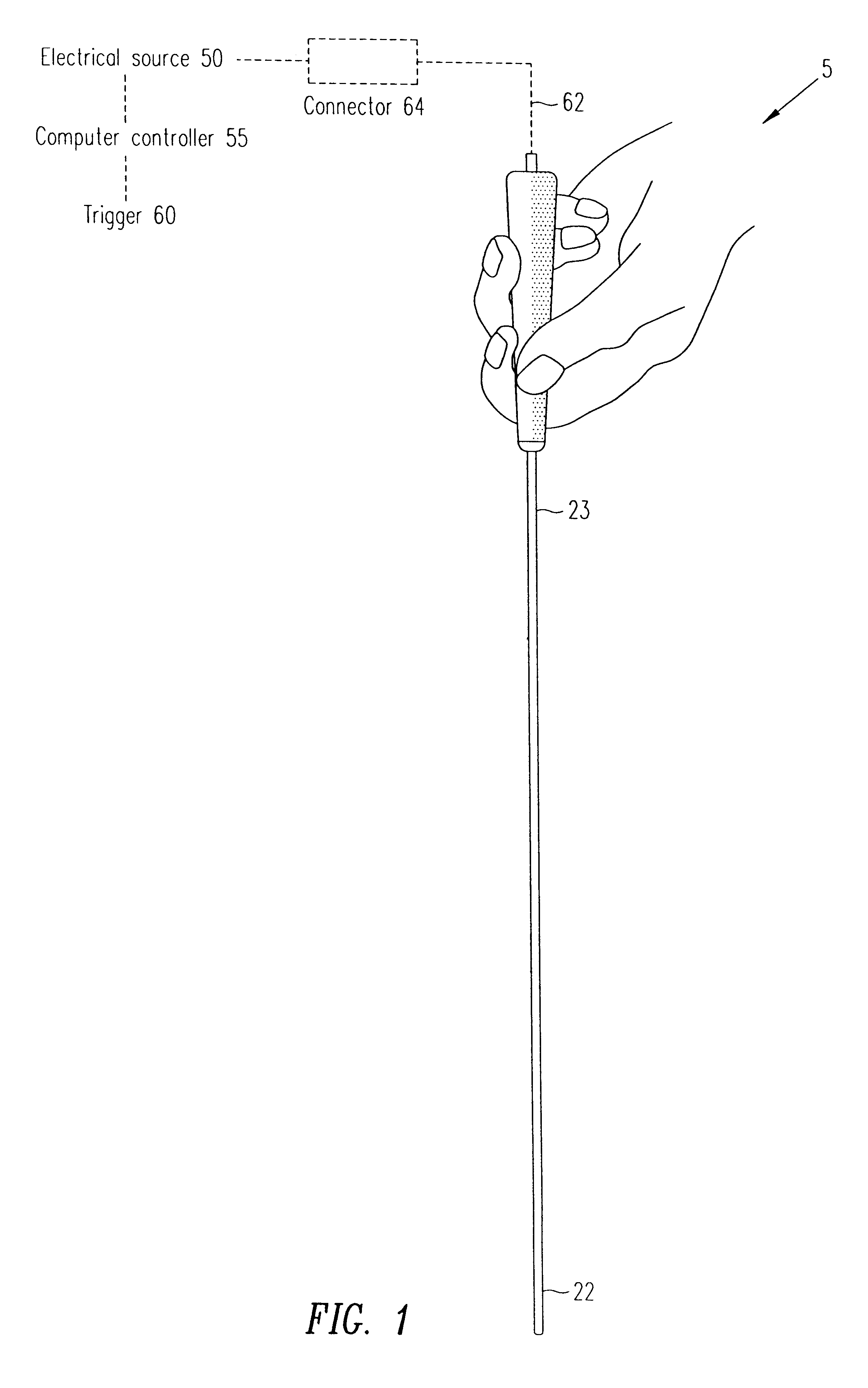 Electrical discharge surgical fastener for meniscal repairs