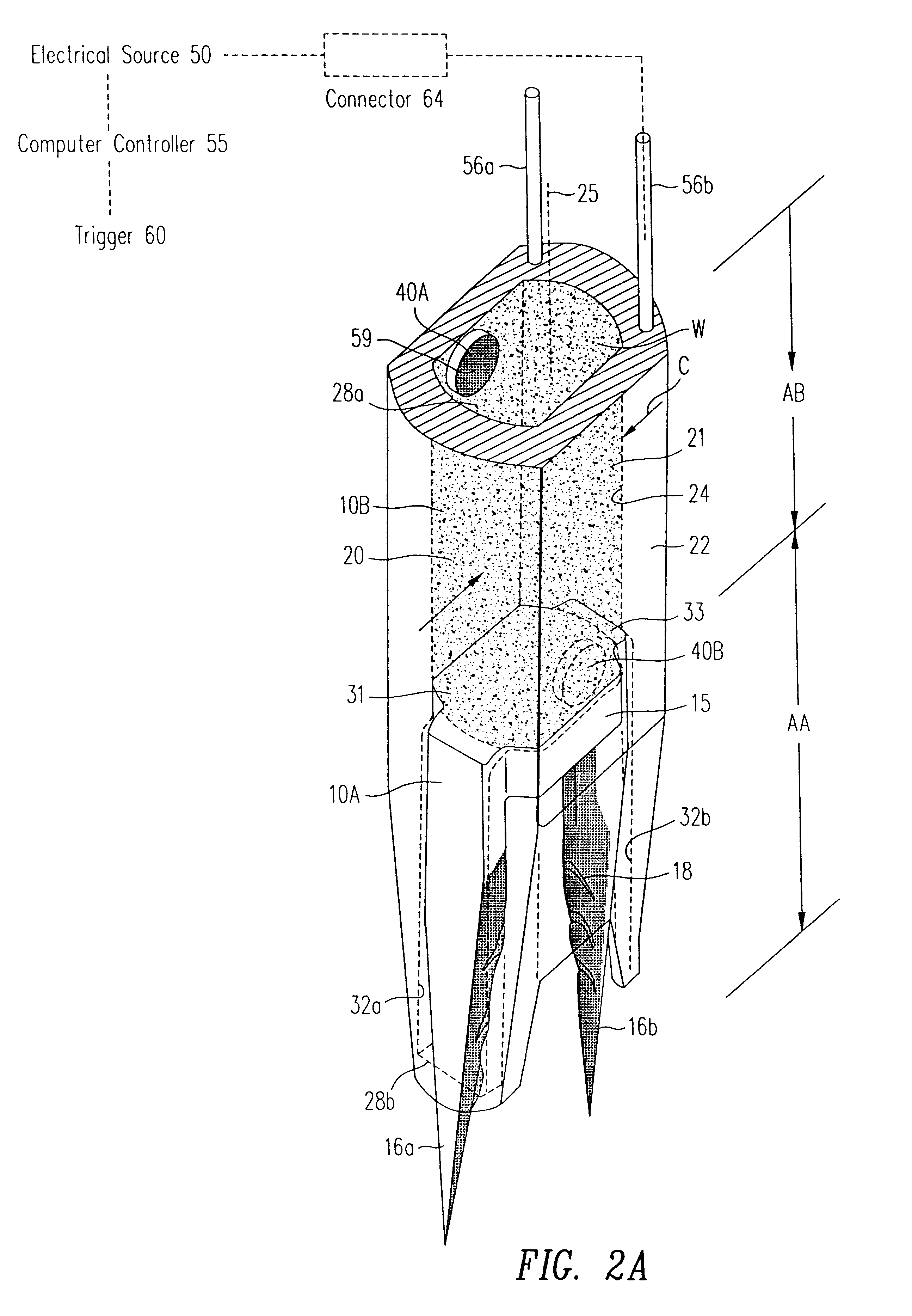 Electrical discharge surgical fastener for meniscal repairs