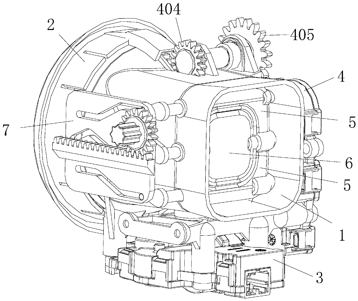 Air conditioner air outlet airflow control mechanism