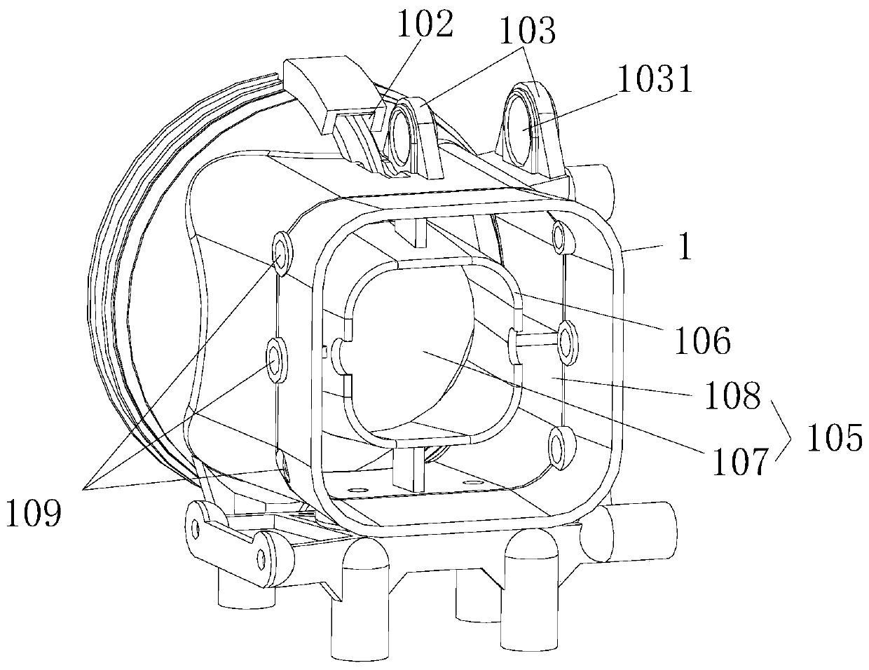 Air conditioner air outlet airflow control mechanism