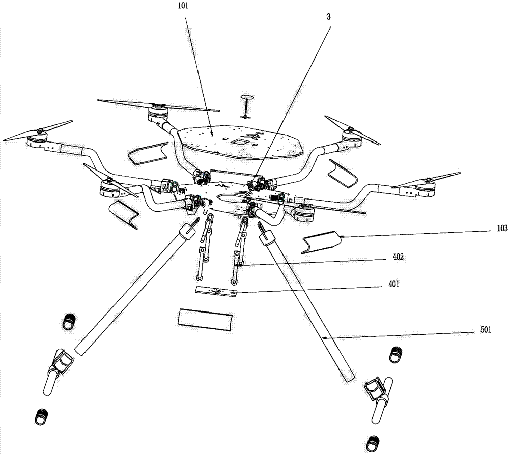 High stability hexarotor aircraft