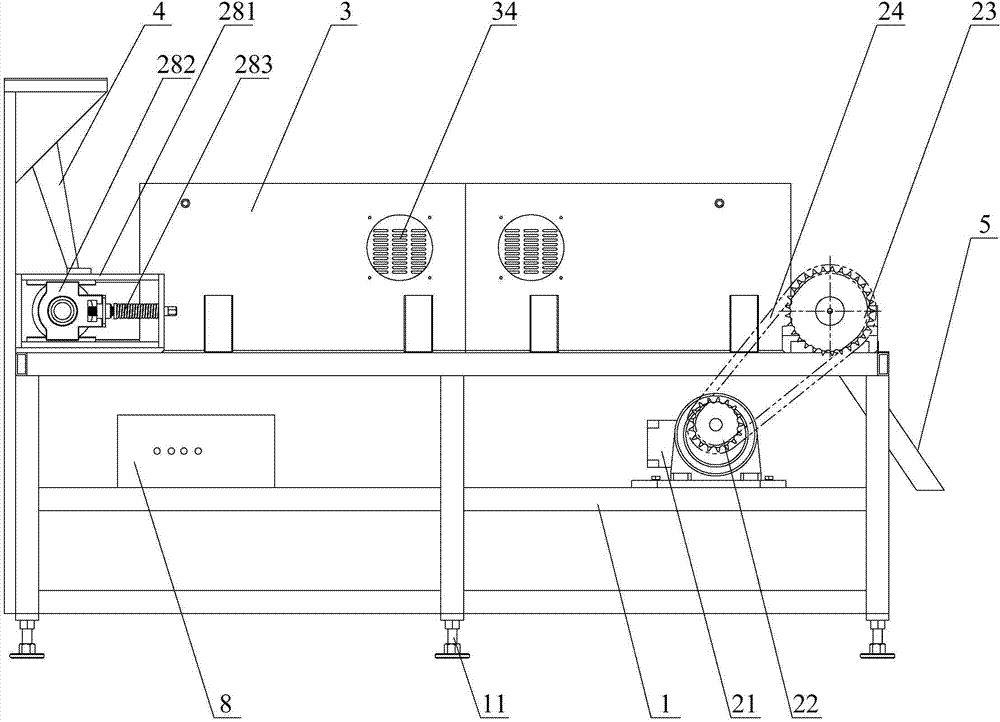 Coal powder drying device