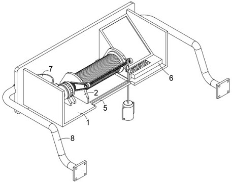 Water depth detection device for municipal engineering