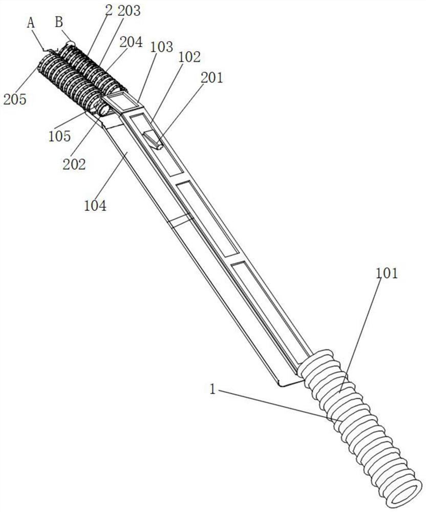 An amplitude type refrigerator corner deicing device