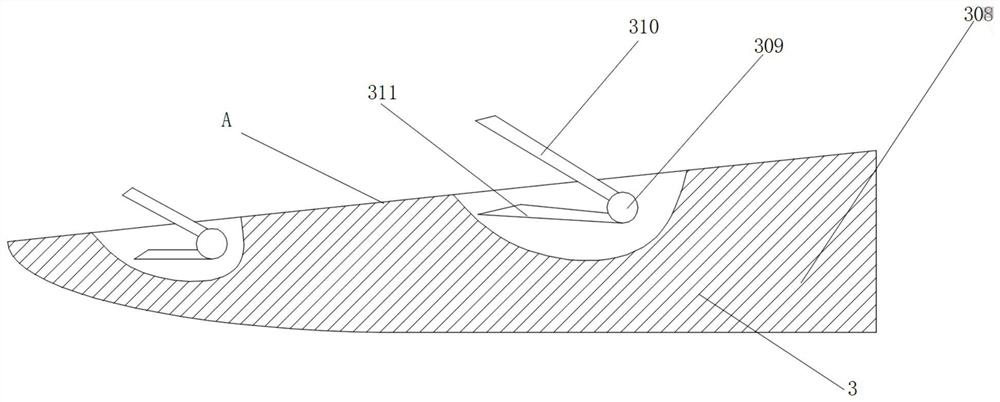 An amplitude type refrigerator corner deicing device