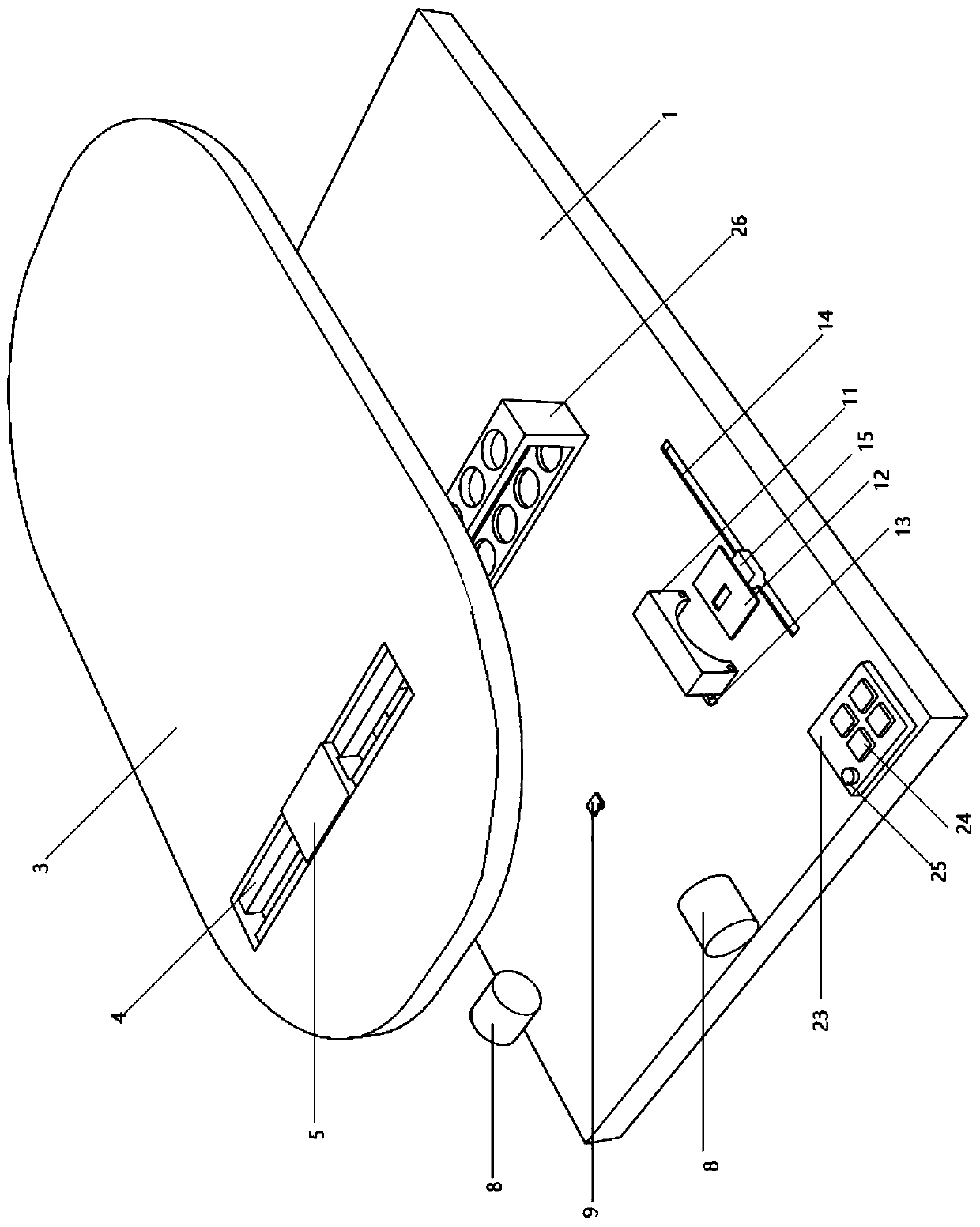 Blood drawing nursing device for pediatrics department