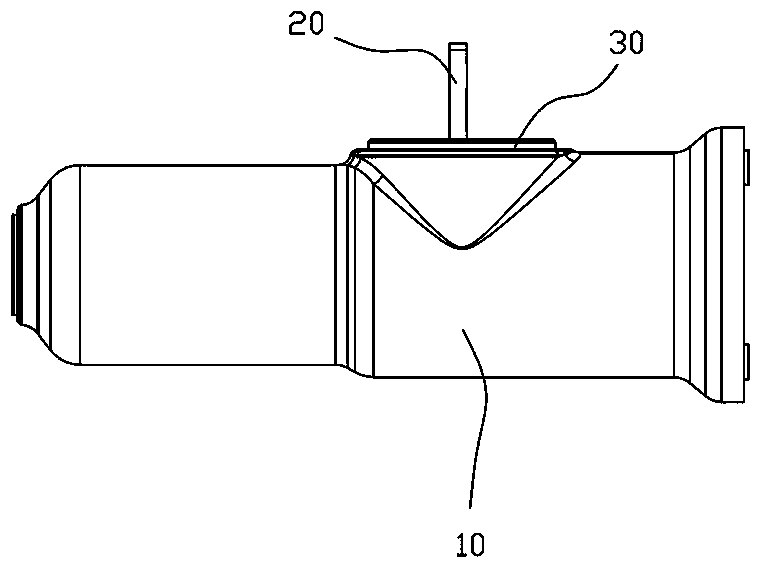 Laterally-placed pole