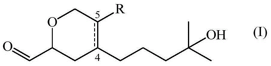 Pyran as floral odorant