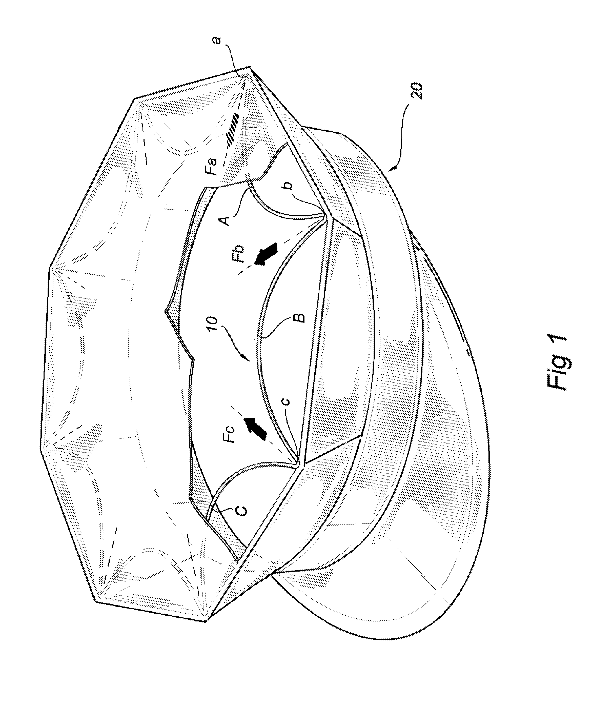 Self-adapting cap shaper