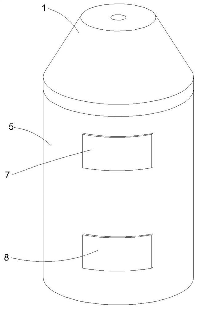 A temporary storage system for medical waste in wards