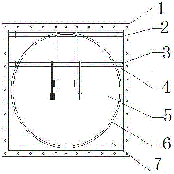 Multi-connecting-rod sealed valve with front blade