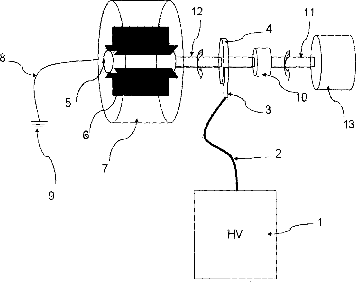 Rotary corona discharge low temp plasma source apparatus