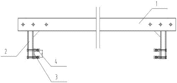 High-speed railway aluminium alloy track plate pressing device